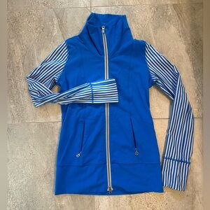 Lulu lemon zip up striped